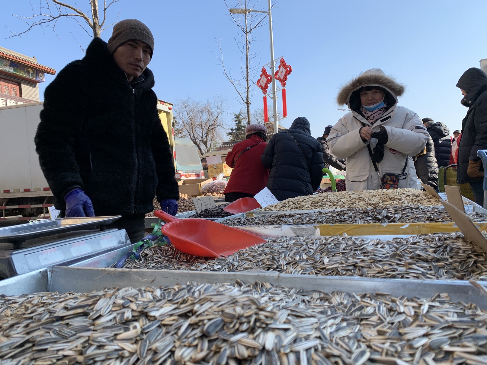 青岛城阳流亭大集年味浓